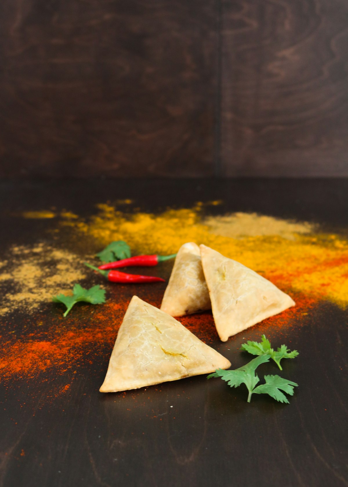 Samosa Chaat Platter